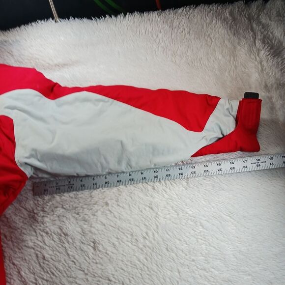 Obermeyer Ski Snowboarding Size 16 Juniors Red/White Jacket Coat Vintage - Picture 11 of 15